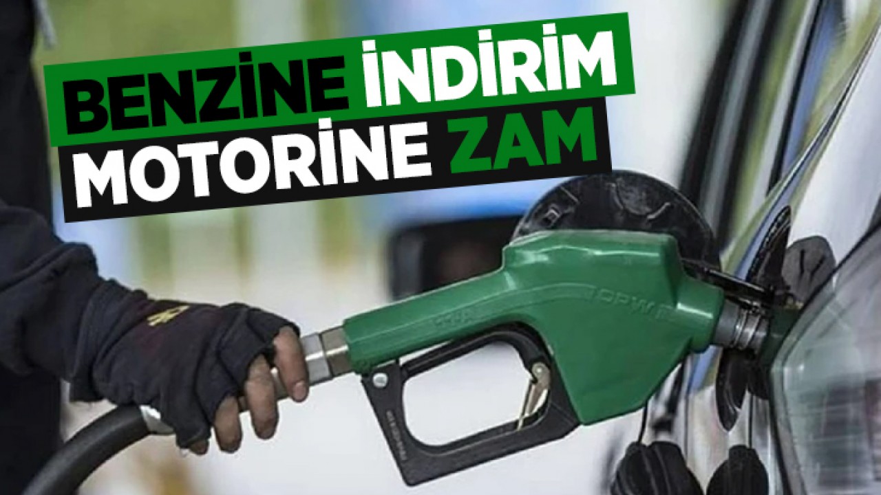 Benzine indirim, motorine zam