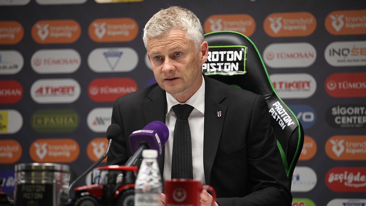 Beşiktaş Teknik Direktörü Solskjaer: "Kazanmayı hak etmedik"