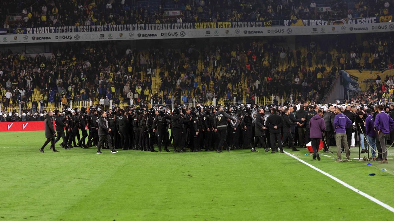 Derbide taşkınlık yapan 43 kişi hakkında işlem başlatıldı