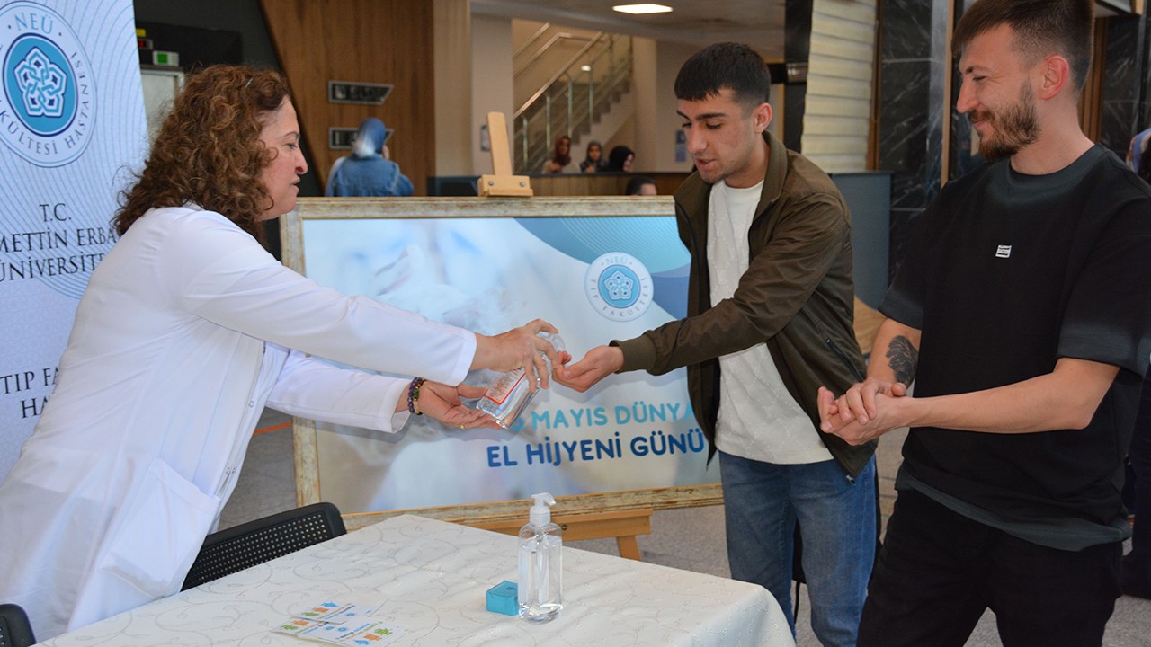 NEÜ Tıp Fakültesi Hastanesi'nden “Yıkanan Eller, Kurtarılan Hayatlar” mesajı