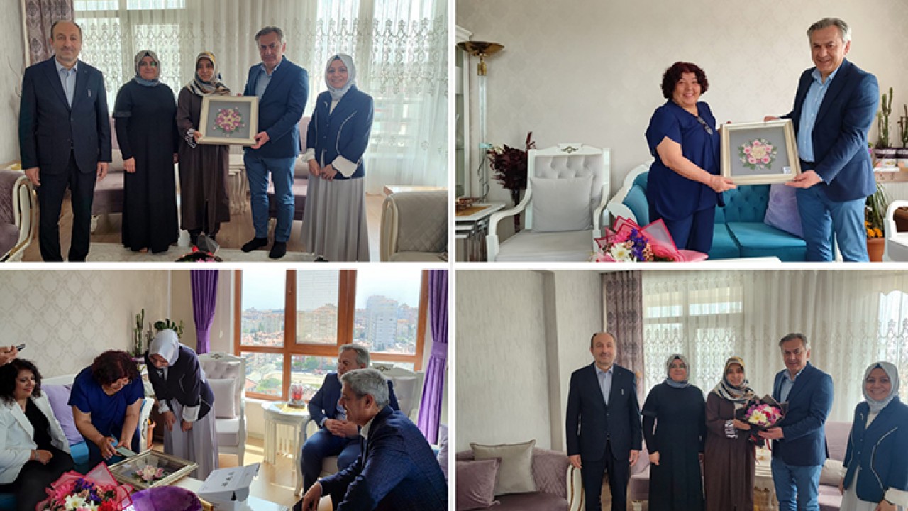 Konya İl Milli Eğitim Müdürü Murat Yiğit, 'Anneler Günü'nde emekli öğretmenleri ziyaret etti