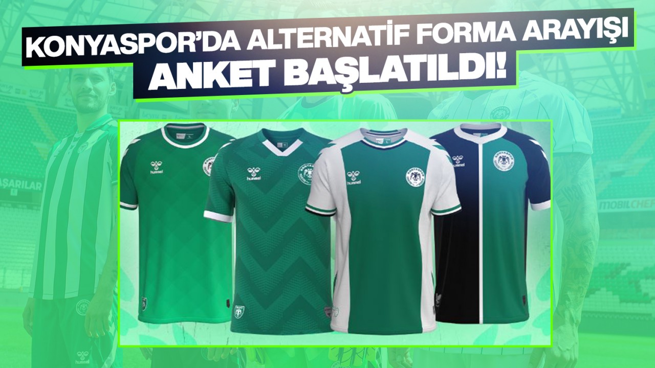 Konyaspor'da alternatif forma arayışı: Anket başlatıldı!