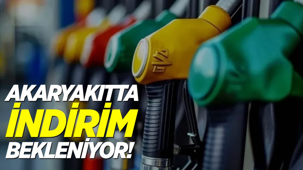 Akaryakıtta indirim bekleniyor