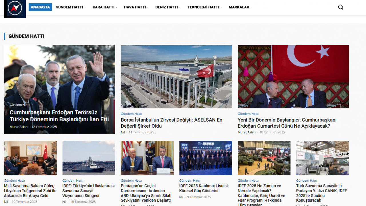 Güçlü Türkiye’nin Dijital Savunma Platformu: SavunmaHatti.com