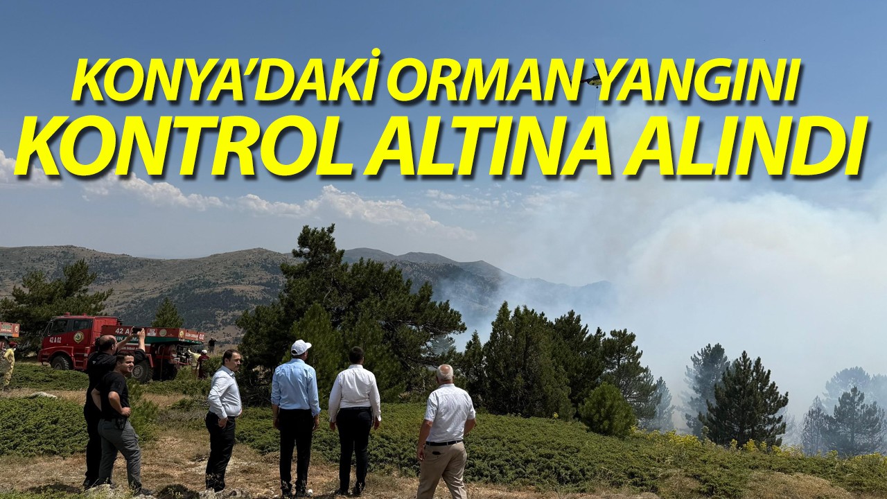 Konya'daki orman yangını kontrol altına alındı