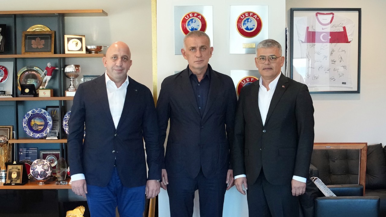Konyaspor Başkanlarından, TFF Başkanı Hacıosmanoğlu’na ziyaret