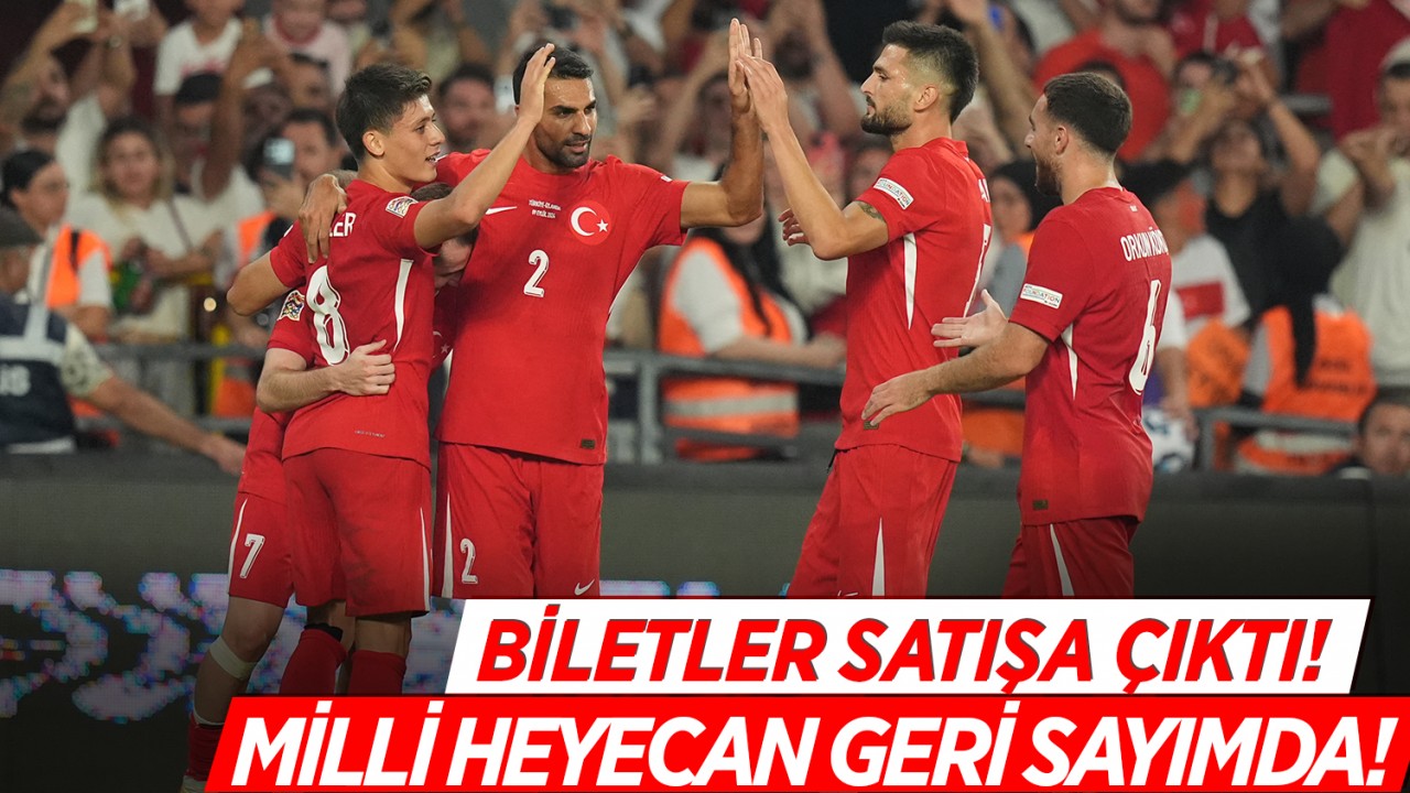 Milli heyecan geri sayımda! Biletler satışa çıktı!