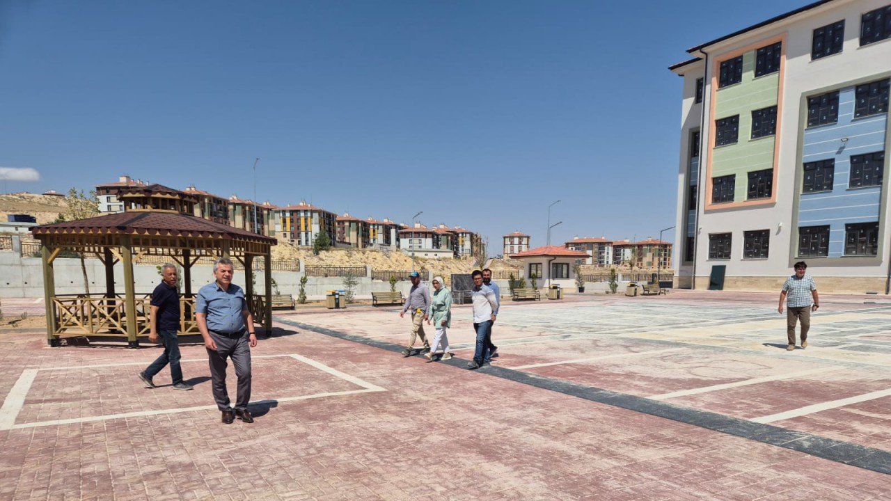 Selçuklu’da yapımı tamamlanmak üzere olan 3 okulda inceleme