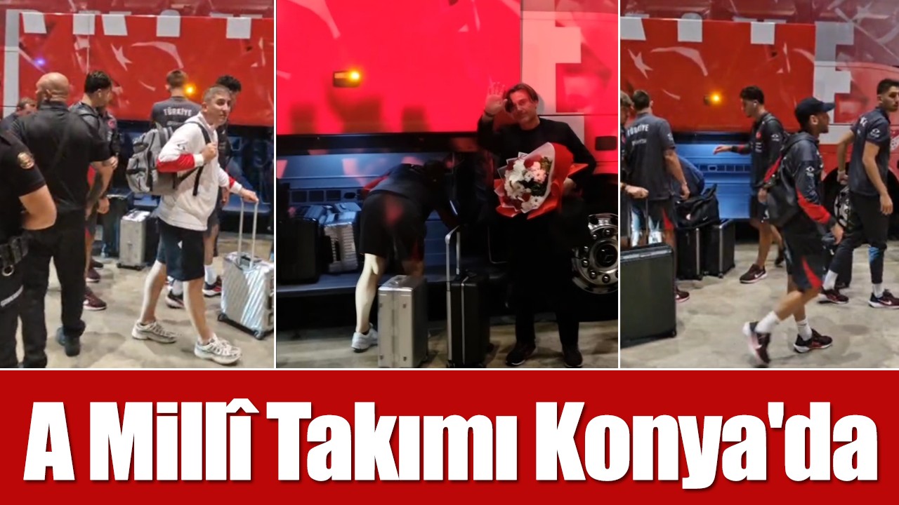 A Milli Takım Konya’da taraftarlarla buluştu