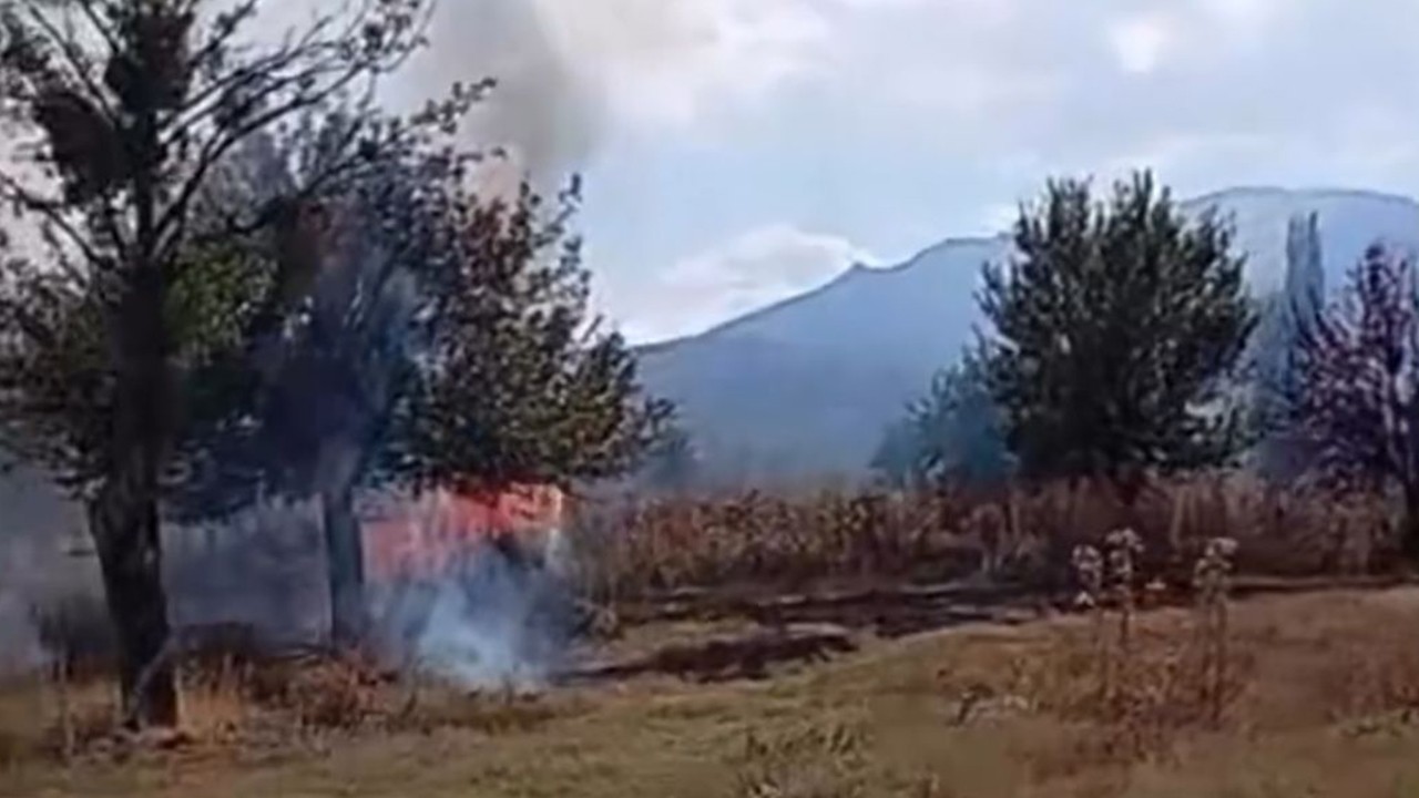 Akşehir’de piknik alanında yangın paniği