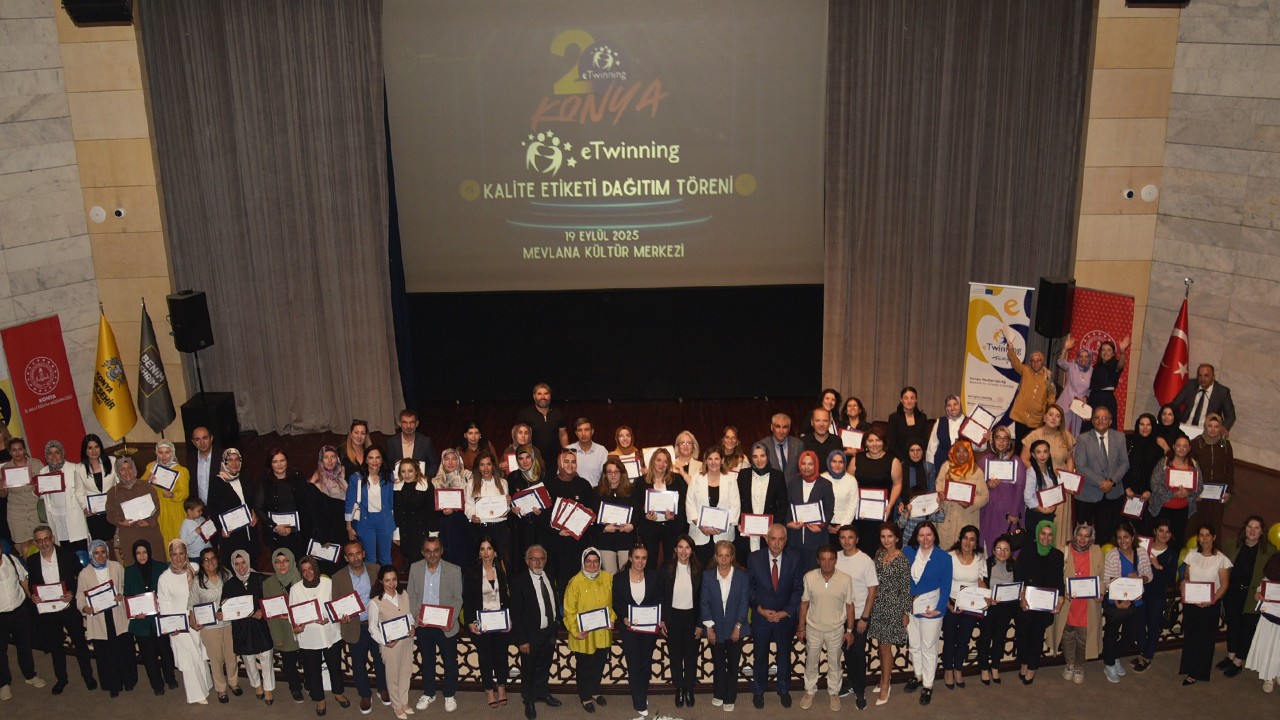 Konya’da eTwinning’e büyük ilgi: 777 kalite etiketi kazanıldı