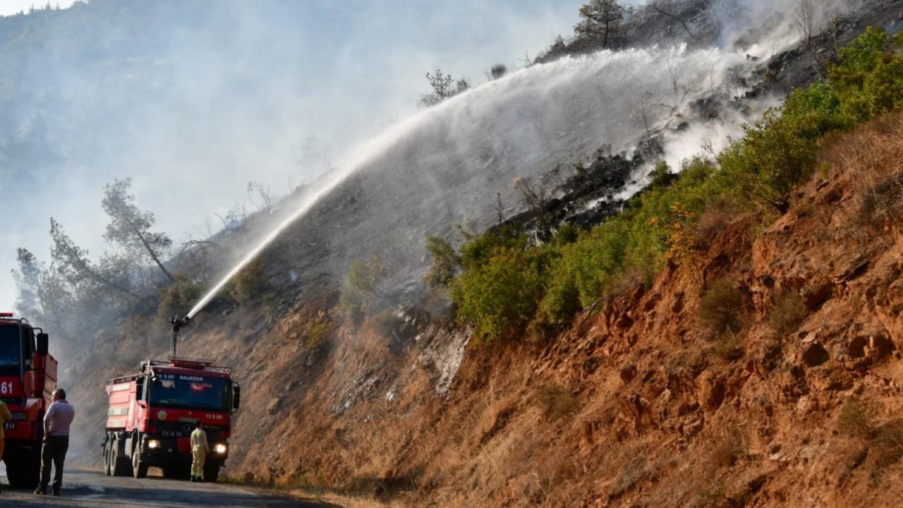 Balıkesir'deki orman yangını kontrol altına alındı