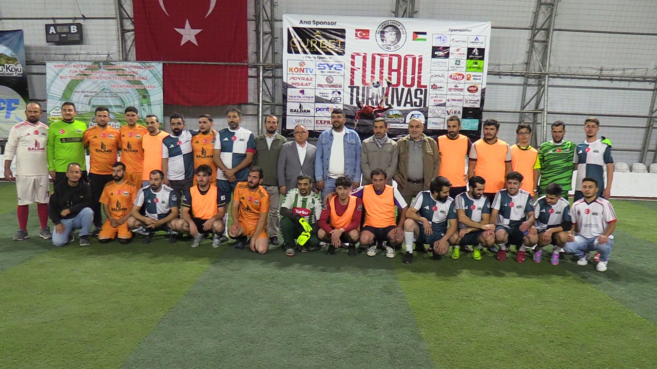 Bozkır'ın Armutlu Köyü’nden anlamlı turnuva