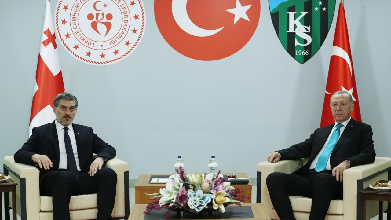 Cumhurbaşkanı Erdoğan ile Gürcistan Cumhurbaşkanı Kavelaşvili görüştü
