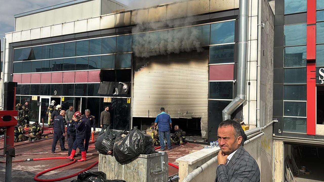 OSB'de iş yerinde yangın! Dumanlar her yeri sardı
