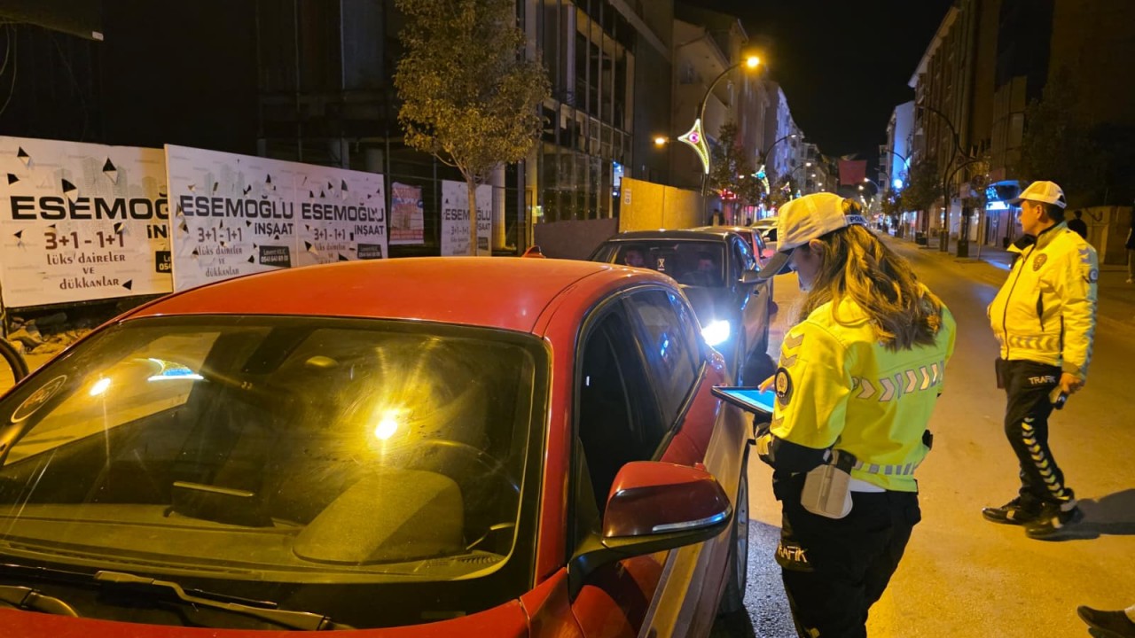 Kulu'da trafik ve asayiş uygulaması