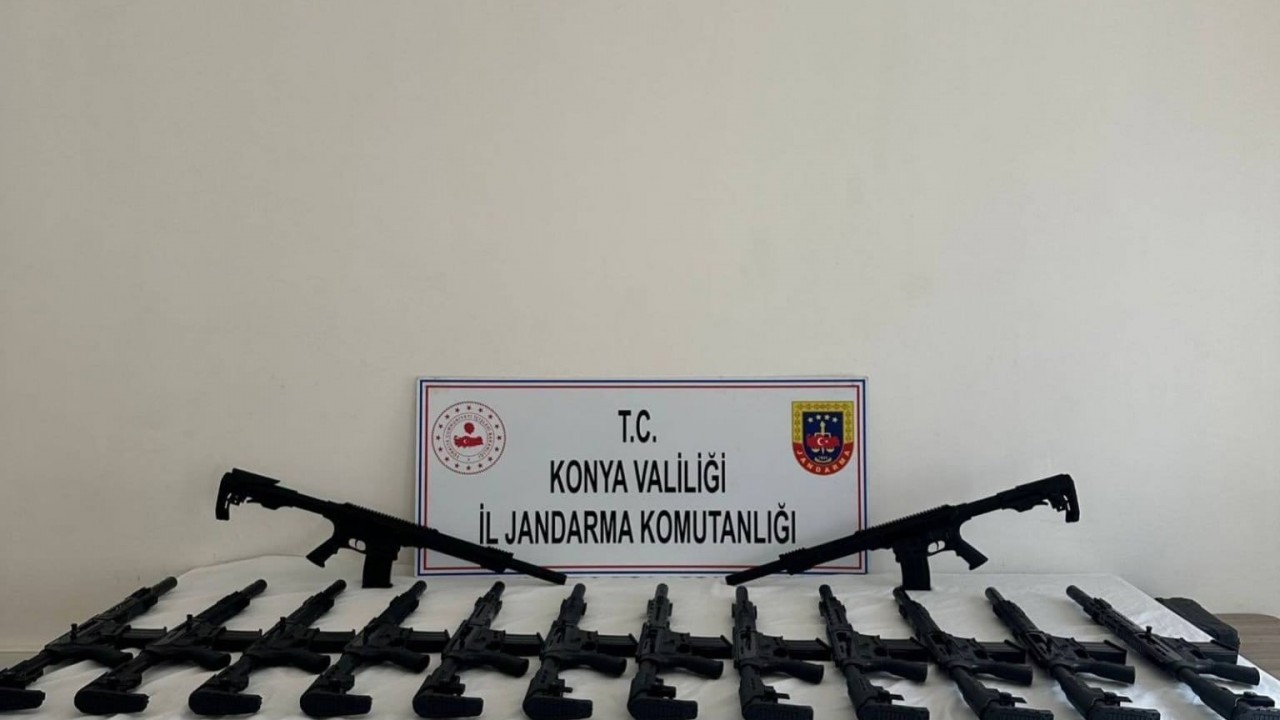 Beyşehir'de jandarmadan iki operasyon: 26 av tüfeği ele geçirdi