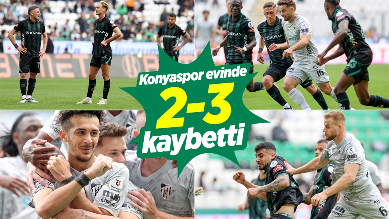 Konyaspor evinde kaybetti! 2-3