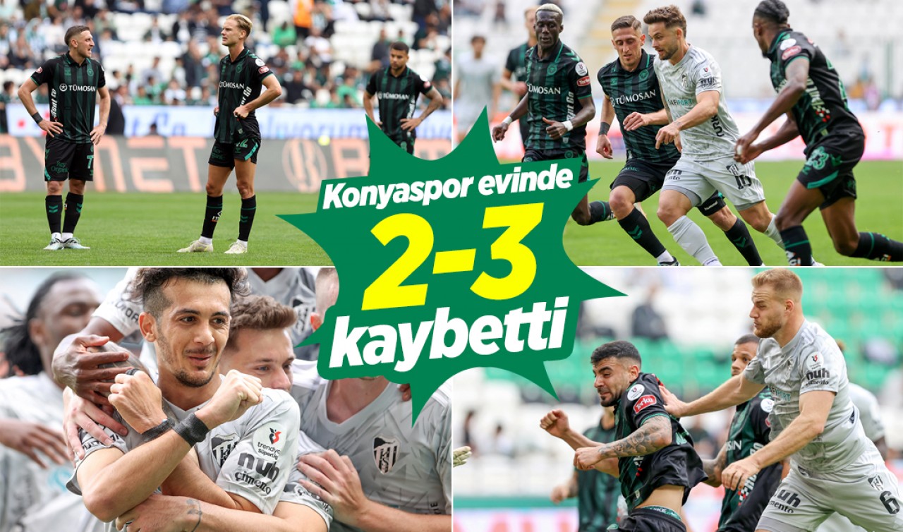 Konyaspor evinde kaybetti! 2-3